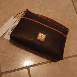 Dooney & Bourke Pebble Grain Ginger Pouchette